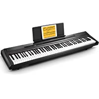 Los mejores  - Donner Piano Digital Eléctrico con Teclado de 88 teclas Semi contrapesadas de tamaño completo- Piano Portátil para…